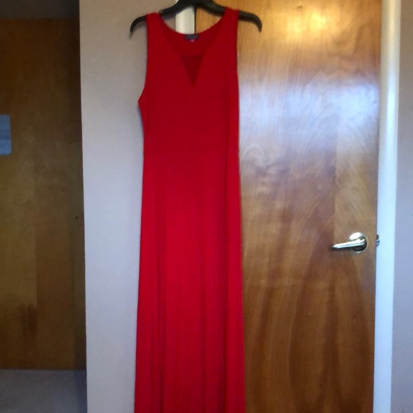 Vince Camuto red part dress - Picture 1 of 4